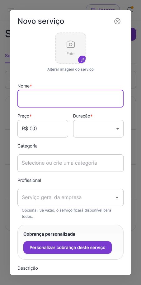 Novo serviço